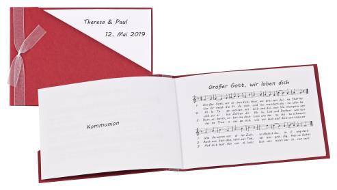 Beispiel f&uuml;r Liedbl&auml;tter